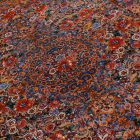 Tapis en soie Golara bleu foncé 150x225 Tapis en viscose de soie de haute qualité provenant d'Iran