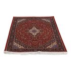 Tapis en soie Sialk rouge brique 100x150 Tapis persan en viscose de soie