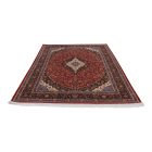 Tapis en soie Sialk rouge brique 180x270 Tapis en viscose de soie d'Iran