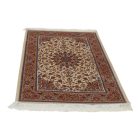 Tapis en soie Reihan cream 100x150 Tapis persan en viscose de soie