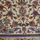 Tapis en soie Reihan cream 100x150 Tapis persan en viscose de soie