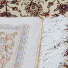 Tapis en soie Reihan cream 120x180 Tapis en viscose de soie d'Iran