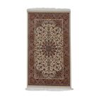 Tapis en soie Reihan cream 80x120 Tapis persan en viscose de soie