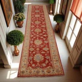   Ziegler tapis oriental fait main 76x424 tapis oriental fait main