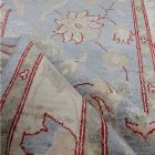 Ziegler tapis laine gris-beige 695x140 tapis fait main