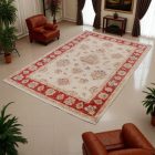 Ziegler tapis laine beige-bordeaux 124x192 tapis de salon