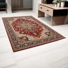 Tapis acrylique à motif Heriz - bordeaux 150x225
