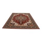 Tapis acrylique à motif Heriz - bordeaux 150x225
