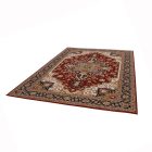 Tapis acrylique à motif Heriz - bordeaux 150x225