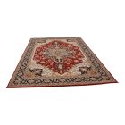Tapis acrylique à motif Heriz - bordeaux 150x225