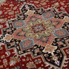 Tapis acrylique à motif Heriz - bordeaux 150x225