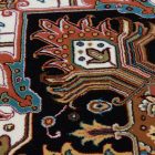 Tapis persan Heriz bordeaux 150x225 tapis acrylique de qualité supérieure