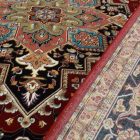 Tapis acrylique à motif Heriz - bordeaux 150x225