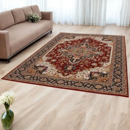 Tapis persan Heriz bordeaux 200x300 tapis de salon de qualité en acrylique