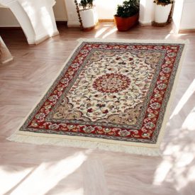 Tapis persan Kerman 78x120 tapis iranien fait main