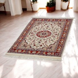 Tapis persan Kerman 78x127 tapis iranien fait main