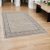 Tapis acrylique à motif Nain - gris 150x225