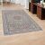 Tapis acrylique à motif Tabriz - gris 150x225