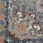 Tapis persan Tabriz gris 150x225 tapis acrylique de qualité supérieure