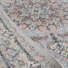 Tapis persan Tabriz gris 150x225 tapis acrylique de qualité supérieure