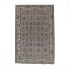 Tapis persan Bakhtiari gris 150x225 tapis acrylique premium d'Iran