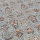 Tapis persan Bakhtiari gris 150x225 tapis acrylique premium d'Iran