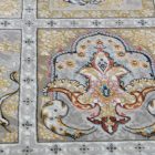 Tapis persan Bakhtiari gris 150x225 tapis acrylique premium d'Iran