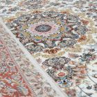 Tapis persan Nain beige 150x225 tapis de luxe en acrylique