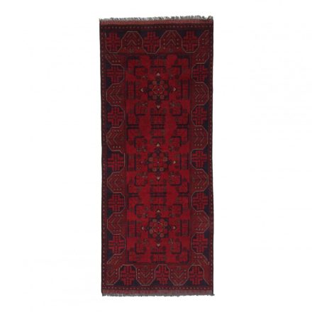 Tapis coureur bordeaux Bokhara 78x189 tapis oriental fait main 