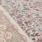 Tapis persan Isfahan beige 150x225 tapis acrylique premium d'Iran