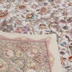 Tapis persan Isfahan beige 150x225 tapis acrylique premium d'Iran