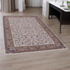 Tapis persan Kerman beige 150x225 tapis de luxe en acrylique