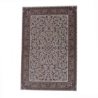 Tapis persan Kerman beige 150x225 tapis de luxe en acrylique