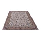Tapis persan Kerman beige 150x225 tapis de luxe en acrylique