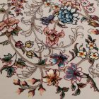 Tapis persan Kerman beige 150x225 tapis de luxe en acrylique