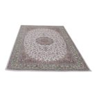 Tapis persan Isfahan beige 150x225 tapis acrylique premium d'Iran