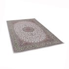 Tapis persan Isfahan beige 150x225 tapis acrylique premium d'Iran