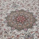 Tapis persan Isfahan beige 150x225 tapis acrylique premium d'Iran
