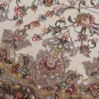 Tapis persan Isfahan beige 150x225 tapis acrylique premium d'Iran