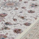 Tapis persan Isfahan beige 150x225 tapis acrylique de luxe pour le salon