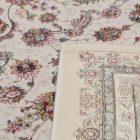 Tapis persan Isfahan beige 150x225 tapis acrylique premium d'Iran