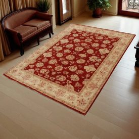 Ziegler tapis laine bordeaux-beige 140x190 tapis de salon
