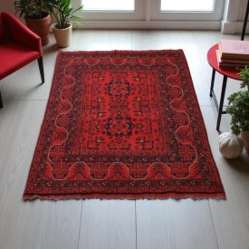 Tapis Afghan Bokhara 102x154 tapis oriental fait main