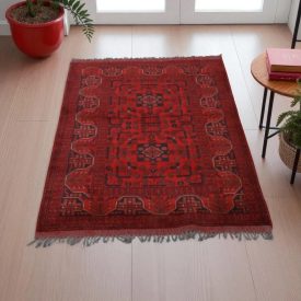 Tapis Afghan Boukhara 100x144 tapis oriental fait main