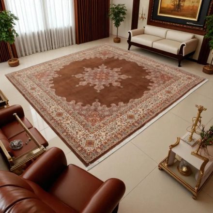 Tapis Moud 247x251 persan fait main pour le salon