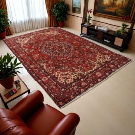   Tapis persan Bakhtiari 208x313 authentique tapis iranien fait main