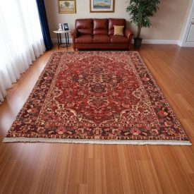   Tapis persan Bakhtiari 202x306 authentique tapis iranien fait main