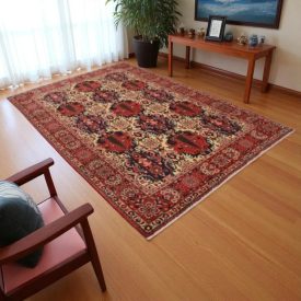   Tapis persan Bakhtiari 202x298 authentique tapis iranien fait main