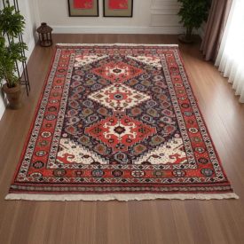 Tapis persan Quchan 126x189 tapis iranien fait main