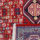 Tapis persan Abadeh 76x123 Tapis nomade iranien fait main 